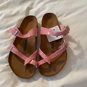 Birkenstock Mayari Magic Snake Rose, size 40